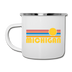 Michigan Camp Mug - Retro Sun Michigan Mug - white