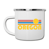 Oregon Camp Mug - Retro Sun Oregon Mug