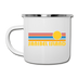 Sanibel Island, Florida Camp Mug - Retro Sun Sanibel Island Mug - white