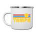 Tampa, Florida Camp Mug - Retro Sun Tampa Mug - white