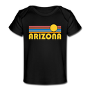 Arizona Baby T-Shirt - Organic Retro Sun Arizona Infant T-Shirt - black