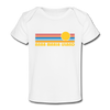 Anna Maria Island, Florida Baby T-Shirt - Organic Retro Sun Anna Maria Island Infant T-Shirt - white