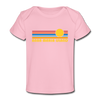 Anna Maria Island, Florida Baby T-Shirt - Organic Retro Sun Anna Maria Island Infant T-Shirt - light pink