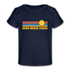 Anna Maria Island, Florida Baby T-Shirt - Organic Retro Sun Anna Maria Island Infant T-Shirt - dark navy