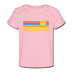 Brooklyn, New York Baby T-Shirt - Organic Retro Sun Brooklyn Infant T-Shirt - light pink