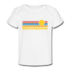 Breckenridge, Colorado Baby T-Shirt - Organic Retro Sun Breckenridge Infant T-Shirt - white