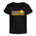 Florida Keys, Florida Baby T-Shirt - Organic Retro Sun Florida Keys Infant T-Shirt - black
