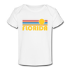 Florida Baby T-Shirt - Organic Retro Sun Florida Infant T-Shirt