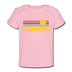 Florida Baby T-Shirt - Organic Retro Sun Florida Infant T-Shirt - light pink