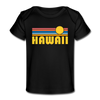 Hawaii Baby T-Shirt - Organic Retro Sun Hawaii Infant T-Shirt - black