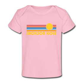 Jackson Hole, Wyoming Baby T-Shirt - Organic Retro Sun Jackson Hole Infant T-Shirt