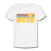 Moab, Utah Baby T-Shirt - Organic Retro Sun Moab Infant T-Shirt - white