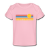 North Carolina Baby T-Shirt - Organic Retro Sun North Carolina Infant T-Shirt - light pink