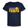 Tampa, Florida Baby T-Shirt - Organic Retro Sun Tampa Infant T-Shirt