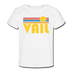Vail, Colorado Baby T-Shirt - Organic Retro Sun Vail Infant T-Shirt - white