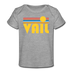 Vail, Colorado Baby T-Shirt - Organic Retro Sun Vail Infant T-Shirt - heather gray