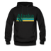 Alaska Hoodie - Retro Camping Alaska Hooded Sweatshirt - black