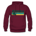 Alaska Hoodie - Retro Camping Alaska Hooded Sweatshirt - burgundy