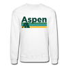 Aspen, Colorado Sweatshirt - Retro Camping Aspen Crewneck Sweatshirt - white