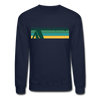 Colorado Springs, Colorado Sweatshirt - Retro Camping Colorado Springs Crewneck Sweatshirt - navy