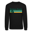 Estes Park, Colorado Sweatshirt - Retro Camping Estes Park Crewneck Sweatshirt - black