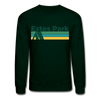 Estes Park, Colorado Sweatshirt - Retro Camping Estes Park Crewneck Sweatshirt - forest green