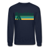 Boulder, Colorado Sweatshirt - Retro Camping Boulder Crewneck Sweatshirt - navy