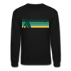 Breckenridge, Colorado Sweatshirt - Retro Camping Breckenridge Crewneck Sweatshirt - black