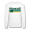 Hawaii Sweatshirt - Retro Camping Hawaii Crewneck Sweatshirt - white