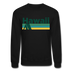 Hawaii Sweatshirt - Retro Camping Hawaii Crewneck Sweatshirt - black