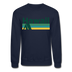 Hawaii Sweatshirt - Retro Camping Hawaii Crewneck Sweatshirt - navy