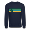 Jackson Hole, Wyoming Sweatshirt - Retro Camping Jackson Hole Crewneck Sweatshirt - navy