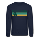 Colorado Sweatshirt - Retro Camping Colorado Crewneck Sweatshirt - navy