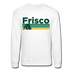 Frisco, Colorado Sweatshirt - Retro Camping Frisco Crewneck Sweatshirt - white