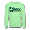 Frisco, Colorado Sweatshirt - Retro Camping Frisco Crewneck Sweatshirt - lime