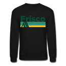 Frisco, Colorado Sweatshirt - Retro Camping Frisco Crewneck Sweatshirt - black