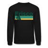 Frisco, Colorado Sweatshirt - Retro Camping Frisco Crewneck Sweatshirt - black