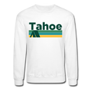 Lake Tahoe, California Sweatshirt - Retro Camping Lake Tahoe Crewneck Sweatshirt - white