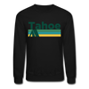 Lake Tahoe, California Sweatshirt - Retro Camping Lake Tahoe Crewneck Sweatshirt - black
