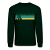 Keystone, Colorado Sweatshirt - Retro Camping Keystone Crewneck Sweatshirt - forest green