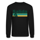 Salida, Colorado Sweatshirt - Retro Camping Salida Crewneck Sweatshirt - black