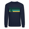 Salida, Colorado Sweatshirt - Retro Camping Salida Crewneck Sweatshirt - navy
