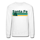 Santa Fe, New Mexico Sweatshirt - Retro Camping Santa Fe Crewneck Sweatshirt - white