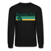 Santa Fe, New Mexico Sweatshirt - Retro Camping Santa Fe Crewneck Sweatshirt - black