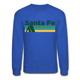 Santa Fe, New Mexico Sweatshirt - Retro Camping Santa Fe Crewneck Sweatshirt