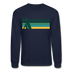 Montana Sweatshirt - Retro Camping Montana Crewneck Sweatshirt - navy