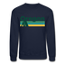 Oregon Sweatshirt - Retro Camping Oregon Crewneck Sweatshirt - navy