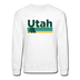 Utah Sweatshirt - Retro Camping Utah Crewneck Sweatshirt - white