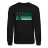 Utah Sweatshirt - Retro Camping Utah Crewneck Sweatshirt