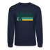Utah Sweatshirt - Retro Camping Utah Crewneck Sweatshirt - navy